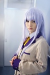 angel_beats! blazer blouse cosplay hina purple_hair school_uniform tenshi_(angel_beats!) rating:Safe score:0 user:xkaras