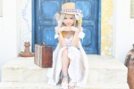 blonde_hair cosplay dress fate/grand_order fate/series hat konoe_mari marie_antoinette_(fate/grand_order) marie's_vacation twintails rating:Safe score:1 user:nil!