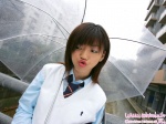 blouse costume matsushima_hatsune school_uniform sweater_vest tie umbrella rating:Safe score:0 user:nil!