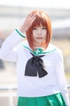 cosplay girls_und_panzer orange_hair pleated_skirt sailor_uniform school_uniform skirt tagme_character yui_(ii) rating:Safe score:0 user:nil!