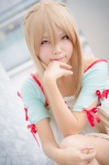 asuna_(sao) blonde_hair blouse braid cosplay neko sword_art_online rating:Safe score:1 user:pixymisa