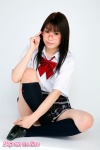 blouse glasses kneesocks pleated_skirt school_uniform skirt tsukamoto_mai rating:Safe score:2 user:nil!