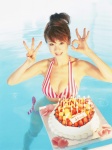 bikini celebration cleavage hoshino_aki pool side-tie_bikini swimsuit wet rating:Safe score:0 user:nil!
