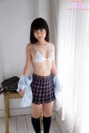 bikini_top blouse cleavage kneesocks open_clothes orita_yuina pleated_skirt school_uniform skirt swimsuit rating:Safe score:0 user:nil!