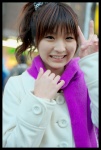 coat mizumoto_mana ponytail scarf rating:Safe score:0 user:nil!