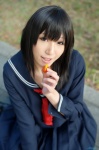cosplay ichigo_100 pleated_skirt sailor_uniform school_uniform skirt toujou_aya wakame rating:Safe score:1 user:nil!
