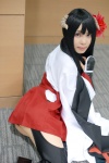 cosplay gauntlets horns inu_boku_secret_service kimono mashiro_ayaki pleated_skirt scarf shirakiin_ririchiyo skirt thighhighs rating:Safe score:0 user:nil!