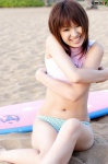 beach bikini_bottom minami_akina shirt_lift surfboard swimsuit tshirt rating:Safe score:0 user:nil!