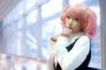 blouse cosplay inu_boku_secret_service jumper konoha pink_hair roromiya_karuta school_uniform twintails rating:Safe score:0 user:nil!
