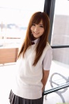asakura_you blouse dgc_0883 pleated_skirt school_uniform skirt sweater_vest rating:Safe score:0 user:nil!