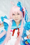 apron cosplay dress gloves hairbow pink_hair tagme_character tagme_series twintails yuzu rating:Safe score:0 user:nil!