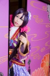 akilive!! cosplay itsuki_akira kimono love_live!_school_idol_project pleated_skirt purple_hair skirt toujou_nozomi twintails rating:Safe score:0 user:nil!