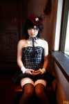 corset hairbow miniskirt miura_moe skirt thighhighs zettai_ryouiki rating:Safe score:1 user:nil!