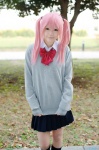 ayasaki_remi blouse cosplay hori-san_to_miyamura-kun kneesocks koka pink_hair pleated_skirt school_uniform skirt sweater twintails rating:Safe score:0 user:nil!