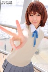 blouse cosplay hirasawa_yui k-on! natsuki_(iii) pleated_skirt school_uniform skirt sweater_vest rating:Safe score:0 user:nil!