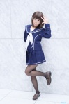 anegasaki_nene black_legwear cosplay love_plus pantyhose pleated_skirt sailor_uniform sakuya school_uniform skirt rating:Safe score:4 user:nil!