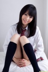 bed blouse dgc_0845 kishi_aino kneesocks pleated_skirt school_uniform skirt tie rating:Safe score:1 user:nil!