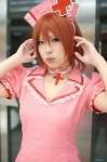 cosplay dress koiiro_byoutou_(vocaloid) meiko nurse nurse_cap nurse_uniform ryuutarou vocaloid rating:Safe score:0 user:nil!