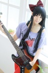 aira akiyama_mio cosplay dress guitar hairband k-on! pantyhose rating:Safe score:3 user:DarkSSA