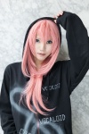 blue_eyes cosplay hoodie megurine_luka pink_hair tatsuki_(ii) vocaloid rating:Safe score:0 user:pixymisa