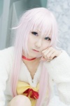 choker cosplay heterochromia k neko_(k) pink_hair seri sweater rating:Safe score:1 user:pixymisa