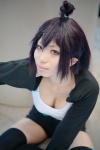 blouse cleavage cosplay hair_knot kagyu_maburu nejimaki_kagyu shimizu shorts thighhighs rating:Safe score:0 user:pixymisa