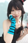 akiyama_mio cosplay dress fingerless_gloves gloves k-on! kuuya top_hat rating:Safe score:0 user:nil!