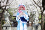 atsuki cosplay dress fan hat pink_hair saigyouji_yuyuko suite_memory touhou rating:Safe score:0 user:nil!