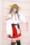 black_legwear cosplay detached_sleeves hairband kantai_collection kimono miko panmimi pleated_skirt silver_hair skirt tagme_character thighhighs zettai_ryouiki rating:Safe score:0 user:nil!