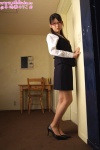 blouse glasses kijima_noriko miniskirt pantyhose sheer_legwear skirt vest rating:Safe score:2 user:nil!