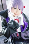 aji bb_(fate/extra_ccc) blouse cosplay fate/extra_ccc fate/series gloves hair_ribbons miniskirt overcoat purple_hair ribbon_tie skirt thighhighs twintails zettai_ryouiki rating:Safe score:0 user:pixymisa
