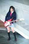 blazer blouse cosplay guitar kneesocks k-on! nakano_azusa narimiya pleated_skirt school_uniform skirt twintails rating:Safe score:0 user:nil!