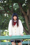 akiloveschool blouse cardigan cosplay itsuki_akira original pleated_skirt school_uniform skirt rating:Safe score:1 user:nil!