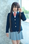 blazer blouse cosplay k-on! nakano_azusa narihara_riku pleated_skirt school_uniform skirt twintails rating:Safe score:1 user:nil!