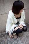 blouse boots cleavage necklace skirt suu sweater thighhighs zettai_ryouiki rating:Safe score:2 user:xkaras