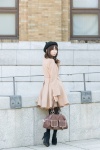 black_legwear blouse coat handbag hat hiokichi pantyhose ribbon_tie rating:Safe score:1 user:pixymisa
