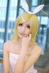 blonde_hair cosplay dress hairbow hair_clips kagamine_rin maron tagme_song vocaloid rating:Safe score:0 user:nil!