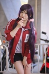bike_shorts cosplay gym_uniform love_live!_school_idol_project purple_hair shorts toujou_nozomi track_jacket tshirt twintails uniko rating:Safe score:0 user:nil!