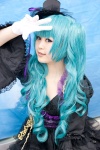 aqua_hair corset cosplay dress gloves hatsune_miku hiyoko top_hat twintails veil vocaloid rating:Safe score:0 user:pixymisa