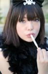 cosplay dress feather_boa hairbow kurumi_nui namada onegai_my_melody pocky rating:Safe score:1 user:nil!