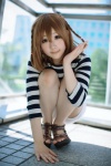 cosplay hirasawa_yui k-on! shiina_haru shorts tshirt twin_braids rating:Safe score:0 user:nil!