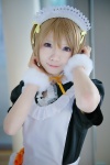 apron blonde_hair cosplay dress koizumi_hanayo love_live!_school_idol_project maid maid_uniform nene_(iii) twintails rating:Safe score:0 user:nil!