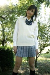 blouse costume kneesocks miniskirt nagasaki_rina pleated_skirt school_uniform skirt sweater_vest rating:Safe score:0 user:nil!