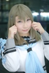 blonde_hair cosplay hazuki_minami oretachi_ni_tsubasa_wa_nai sailor_dress school_uniform tamaizumi_hiyoko rating:Safe score:1 user:nil!