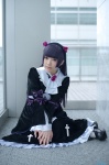asae_ayato bows cosplay dress flowers gokou_ruri hairband ore_no_imouto_ga_konna_ni_kawaii_wake_ga_nai pantyhose purple_hair red_eyes rating:Safe score:0 user:nil!