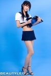 beauty_leg book costume croptop microskirt midriff pantyhose sailor_uniform sara school_uniform skirt rating:Safe score:4 user:nil!