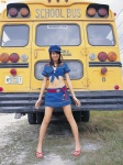 bus costume croptop minami_akina miniskirt skirt tour_guide rating:Safe score:1 user:nil!