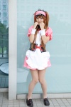 apron asahina_mikuru cosplay hairband jin maid maid_uniform red_hair ribbons suzumiya_haruhi_no_yuuutsu rating:Safe score:2 user:pixymisa
