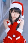 cosplay dress fingerless_elbow_gloves original santa_costume stocking_cap yuria_(ii) rating:Safe score:0 user:nil!