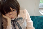 blouse camisole glasses looking_over_glasses namada see-through rating:Safe score:1 user:nil!